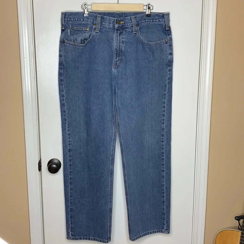 Carhartt Relaxed Fit Straight Leg Jeans 38x30‎